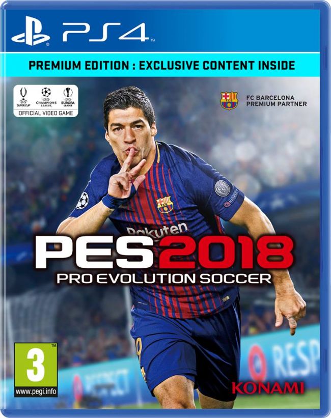Luis Suárez sarà il testimonial di PES 2018 Luis Suárez sarà il testimonial di PES 2018