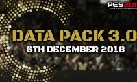 PES 2019 - In arrivo il Data Pack 3.0