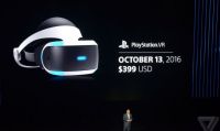 E3 Sony - Data di lancio, prezzo e trailer per PlayStation VR