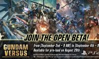 Gundam Versus - Open Beta prevista per il 2 settembre
