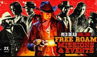 Red Dead Online – Disponibili ricompense doppie nelle missioni e negli eventi Free Roam