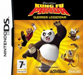 Immagine della copertina del gioco Kung Fu Panda: Guerrieri Leggendari per Nintendo DS