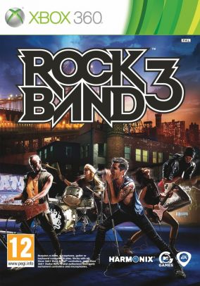 Immagine della copertina del gioco Rock Band 3 per Xbox 360