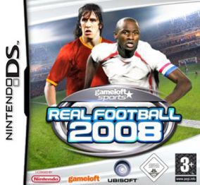 Immagine della copertina del gioco Real Football 2008 per Nintendo DS