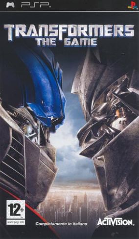 Immagine della copertina del gioco Transformers: The Game per PlayStation PSP