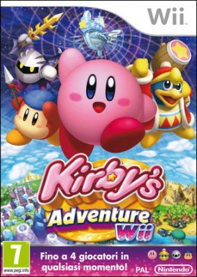 Immagine della copertina del gioco Kirby's Adventure per Nintendo Wii