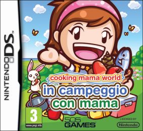 Immagine della copertina del gioco Cooking Mama World Campeggio con Mama per Nintendo DS
