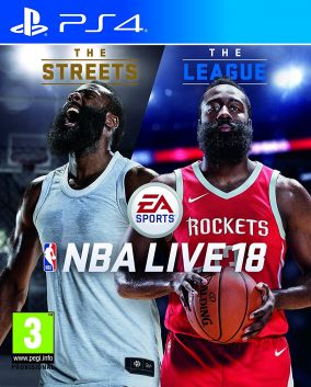 Copertina del gioco NBA Live 18 per PlayStation 4