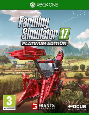 Immagine della copertina del gioco Farming Simulator 17: Platinum Edition per Xbox One