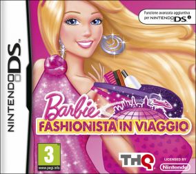 Immagine della copertina del gioco Barbie Fashionista in Viaggio per Nintendo DS