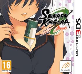 Copertina del gioco Senran Kagura Burst per Nintendo 3DS