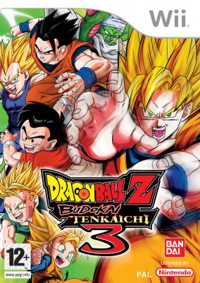Immagine della copertina del gioco Dragon Ball Z - Budokai Tenkaichi 3 per Nintendo Wii