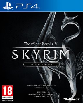 Copertina del gioco The Elder Scrolls V: Skyrim - Special Edition per PlayStation 4
