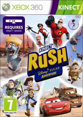 Immagine della copertina del gioco Kinect Rush: a Disney Pixar Adventure per Xbox 360