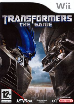 Immagine della copertina del gioco Transformers: The Game per Nintendo Wii