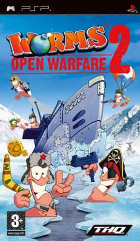 Copertina del gioco Worms: Open Warfare 2 per PlayStation PSP