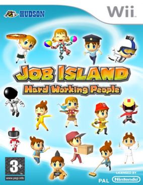 Copertina del gioco Job Island: Hard Working People per Nintendo Wii