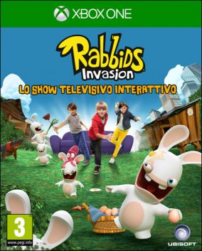 Copertina del gioco Rabbids Invasion: Lo show televisivo interattivo per Xbox One