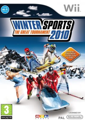 Immagine della copertina del gioco Winter Sports 2010: The Great Tournament per Nintendo Wii