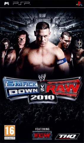 Immagine della copertina del gioco WWE SmackDown vs. RAW 2010 per PlayStation PSP