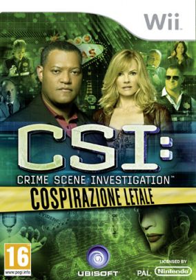 Immagine della copertina del gioco CSI: Cospirazione Letale per Nintendo Wii