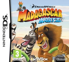 Immagine della copertina del gioco Madagascar Kartz per Nintendo DS