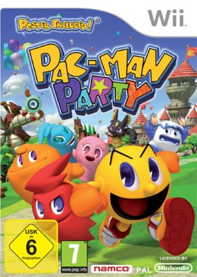 Immagine della copertina del gioco Pac-Man Party per Nintendo Wii
