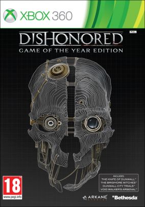 Copertina del gioco Dishonored: Game of the Year per Xbox 360