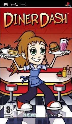 Immagine della copertina del gioco Diner Dash per PlayStation PSP