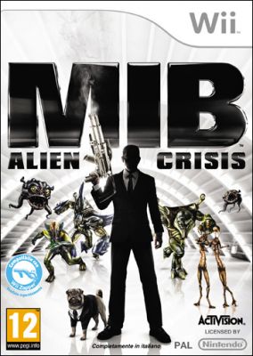 Immagine della copertina del gioco Men in Black: Alien Crisis per Nintendo Wii