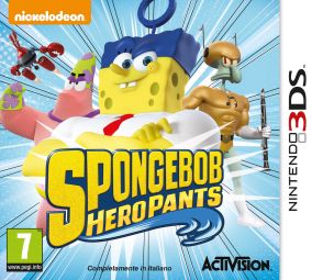 Immagine della copertina del gioco SpongeBob HeroPants per Nintendo 3DS