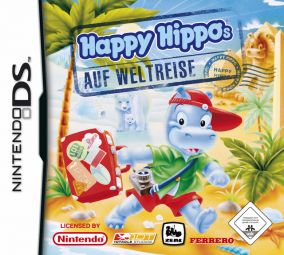 Immagine della copertina del gioco Happy Hippos on Tour per Nintendo DS