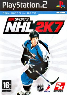 Immagine della copertina del gioco NHL 2k7 per PlayStation 2