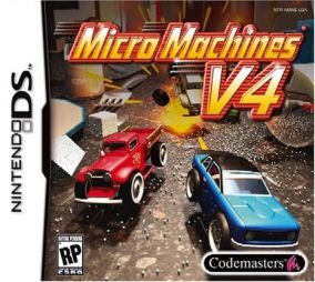 Immagine della copertina del gioco Micro Machines V4 per Nintendo DS