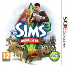 Immagine della copertina del gioco The Sims 3 Animali & Co. per Nintendo 3DS