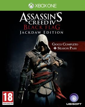 Copertina del gioco Assassin's Creed IV Black Flag Jackdaw Edition per Xbox One
