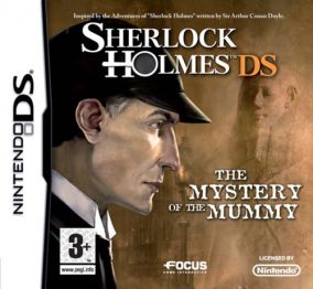 Immagine della copertina del gioco Sherlock Holmes: il Mistero della Mummia per Nintendo DS