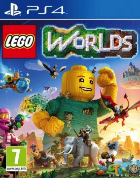Copertina del gioco LEGO Worlds per PlayStation 4