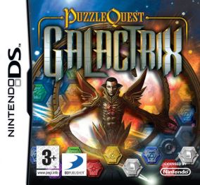 Immagine della copertina del gioco Puzzle Quest: Galactrix per Nintendo DS
