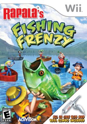 Immagine della copertina del gioco Rapala Fishing Frenzy per Nintendo Wii