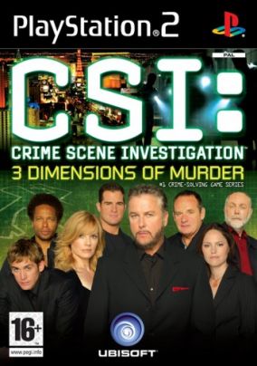 Immagine della copertina del gioco CSI: Crime Scene Investigation: Omicidio in 3 Dimensioni per PlayStation 2
