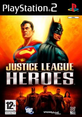 Immagine della copertina del gioco Justice League Heroes per PlayStation 2