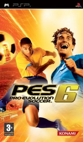 Immagine della copertina del gioco Pro Evolution Soccer 6 per PlayStation PSP