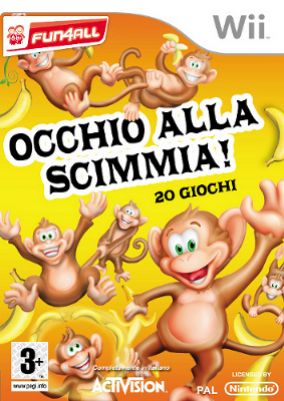 Copertina del gioco Occhio alla Scimmia! per Nintendo Wii
