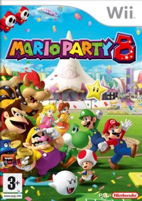 Immagine della copertina del gioco Mario Party 8 per Nintendo Wii