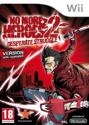 Copertina del gioco No More Heroes 2: Desperate Struggle per Nintendo Wii