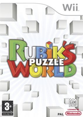 Immagine della copertina del gioco Rubik's Puzzle World per Nintendo Wii