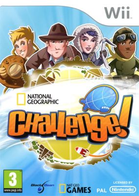 Immagine della copertina del gioco National Geographic Challenge! per Nintendo Wii