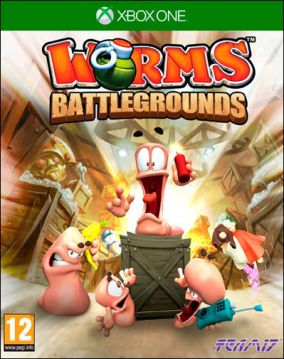 Immagine della copertina del gioco Worms Battlegrounds per Xbox One