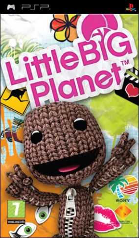 Immagine della copertina del gioco Little Big Planet per PlayStation PSP